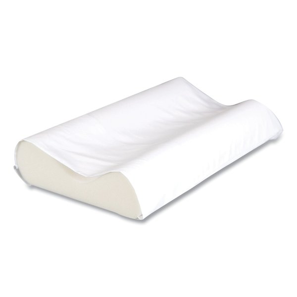 Core Products Basic Support Foam Cervical Pillow, Standard, 22 x 4.63 x 14, White 160